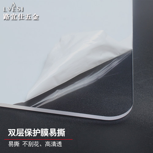 餐厅隔断防疫隔板桌面挡板亚克力透明防飞沫移动屏风隔离板免固定 - 图0