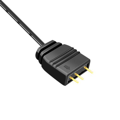 主板 5V3针 ARGB  一分二 一分十 四 PWM 集线器  超频三 扩展线 - 图3