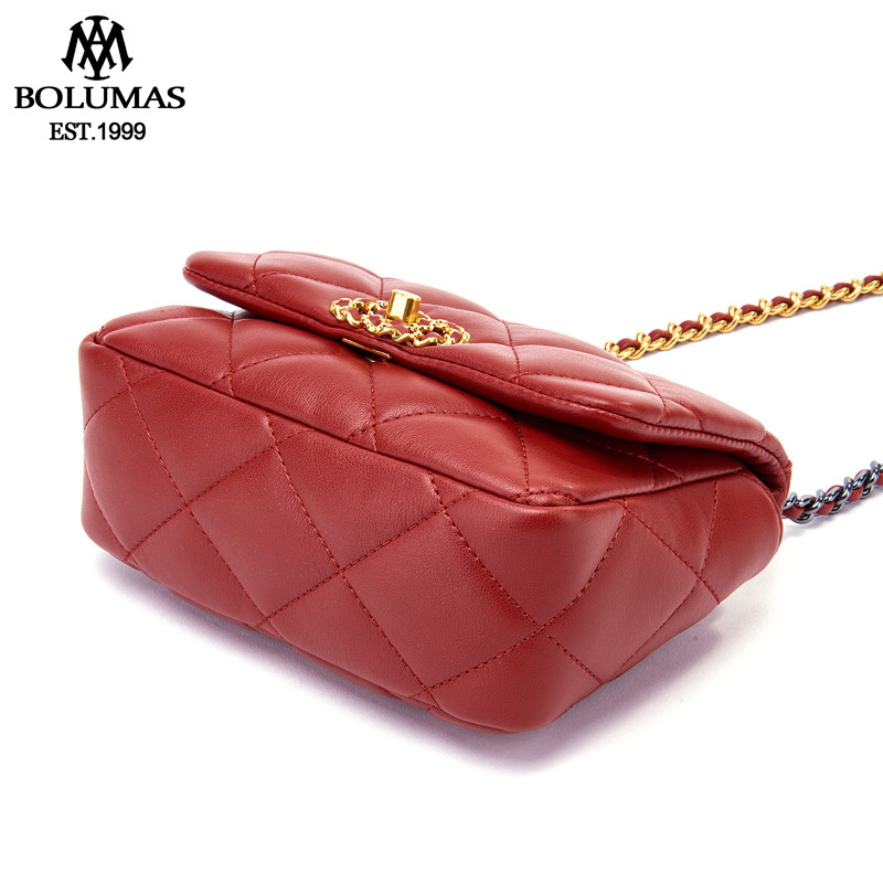 小香风菱格2020春夏季新款链条包包 bolumas女士包袋