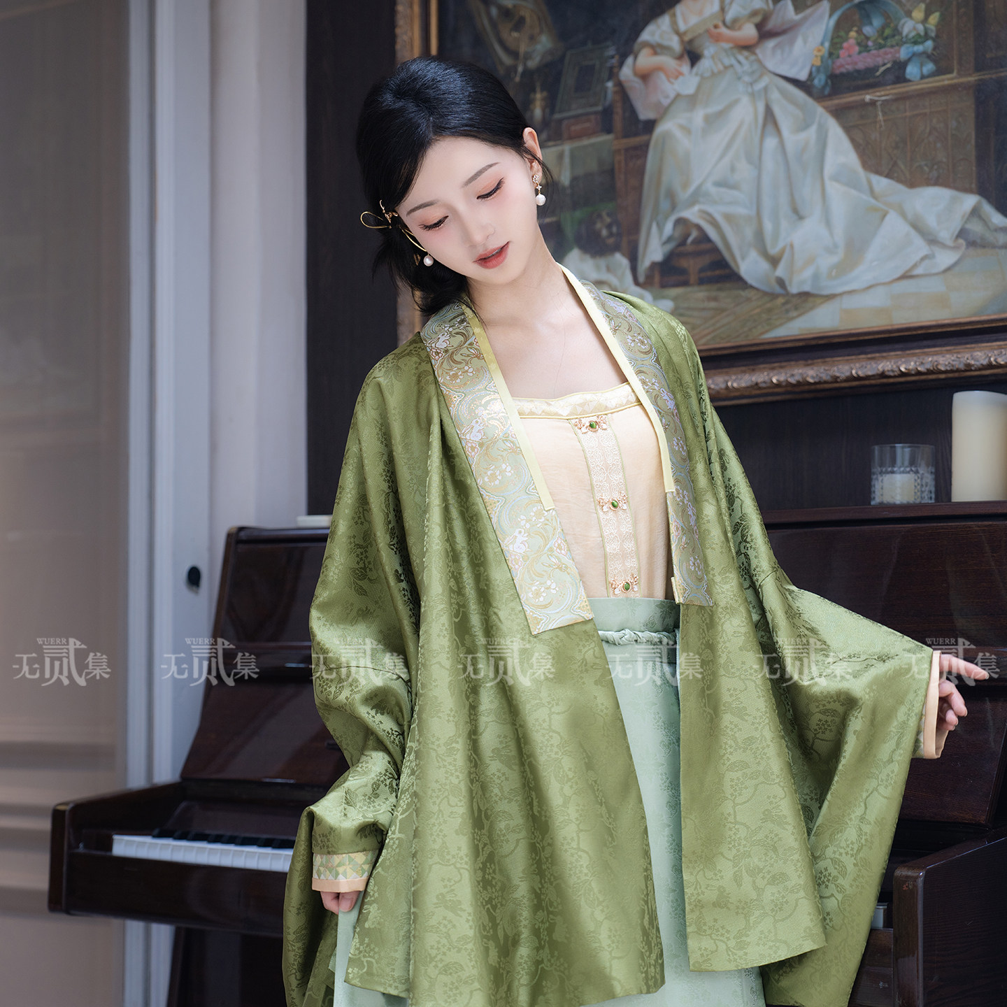 无贰集【一朝山月】明制对交穿吊带织金马面裙日常国风汉服新品,淘宝优惠券,粉丝福利购,淘宝优惠卷