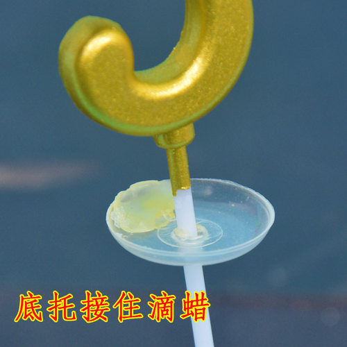 金色数字蜡烛无烟儿童成人气氛蛋糕装饰0到9盒装生日婚礼派对用品 - 图1