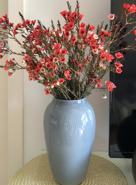 简约现代陶瓷插鲜干花瓶台面摆件