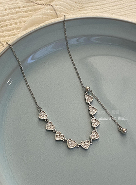 镶嵌锆石镀真金女可抽拉