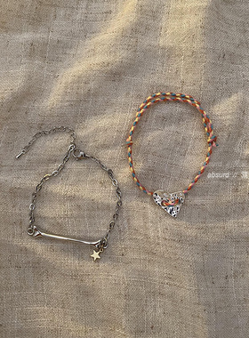 男女通用铜时尚狗狗骨头