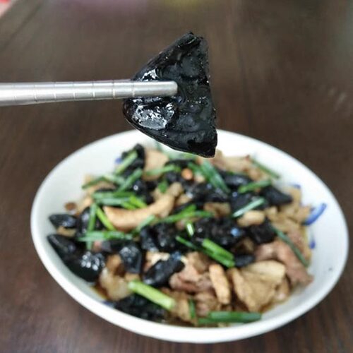 乌黑榄角干甘香油榄豉蒸鱼竹园牌左尾蒸鱼下饭菜250g增城特产送礼 - 图0