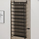 Dust-proof and economical shoe storage rack behind the door