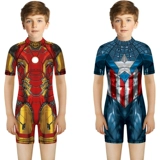 Детский купальник для мальчиков, детские герои, коллекция 2023, Человек-паук, Железный Человек