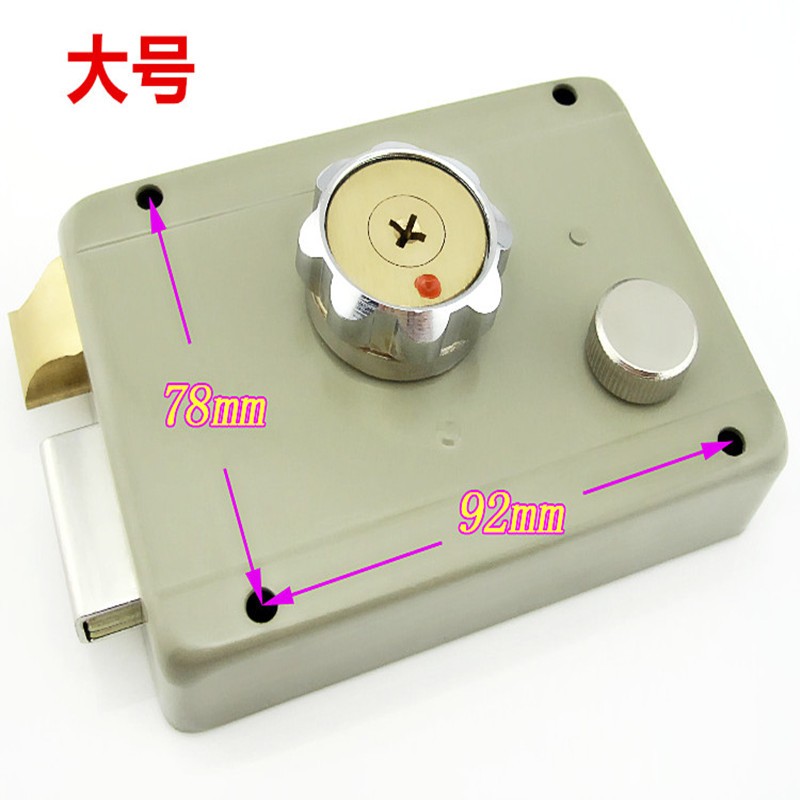 包邮老式盼盼防盗门门锁安防AFS美心机械锁具A1076D外装铁门C级 - 图0