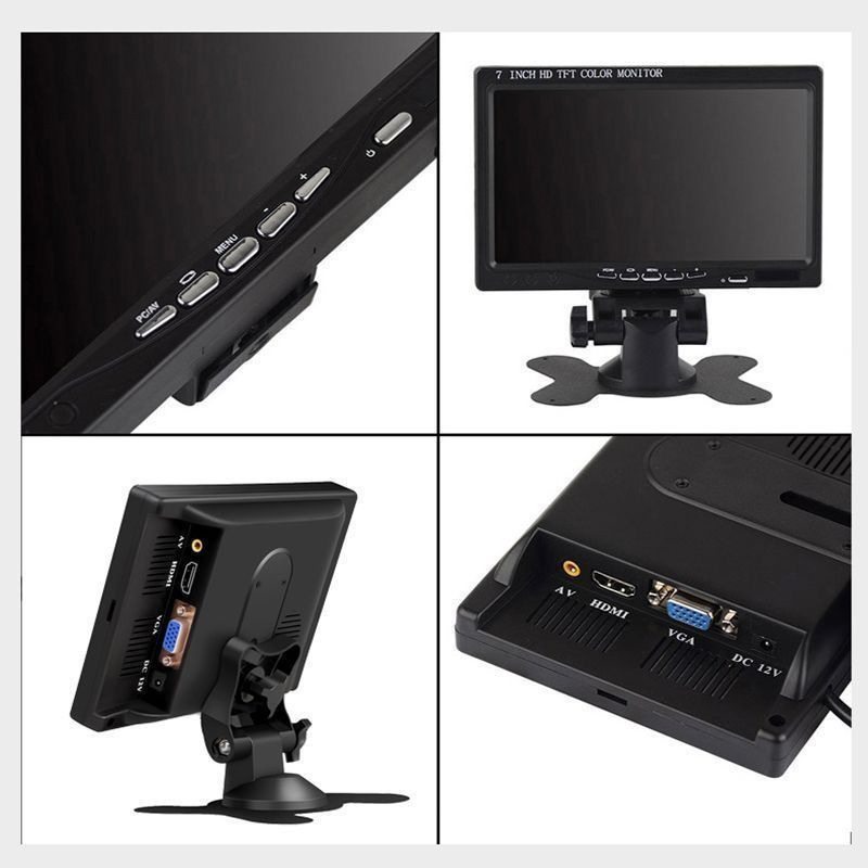 7寸高清VGA HDMI型电视台式监控家用车载液晶显示器,淘宝优惠券,粉丝福利购,淘宝优惠卷