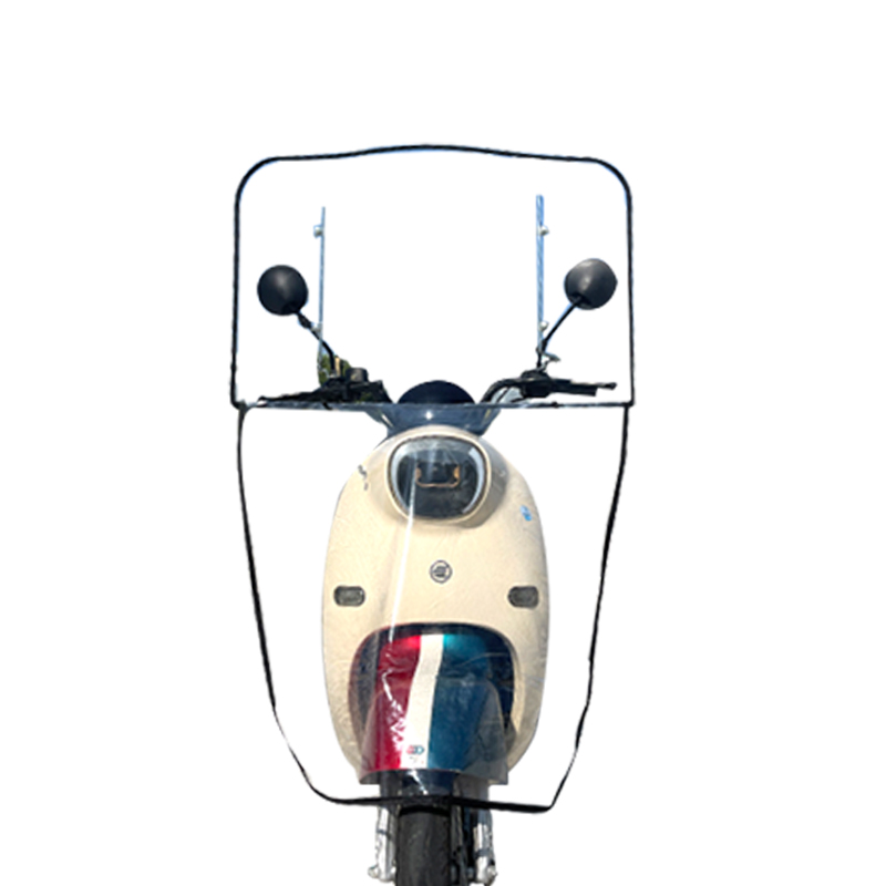 电动车前挡风板电摩托车新款挡风玻璃加大加宽通用挡风罩防雨神器 - 图3