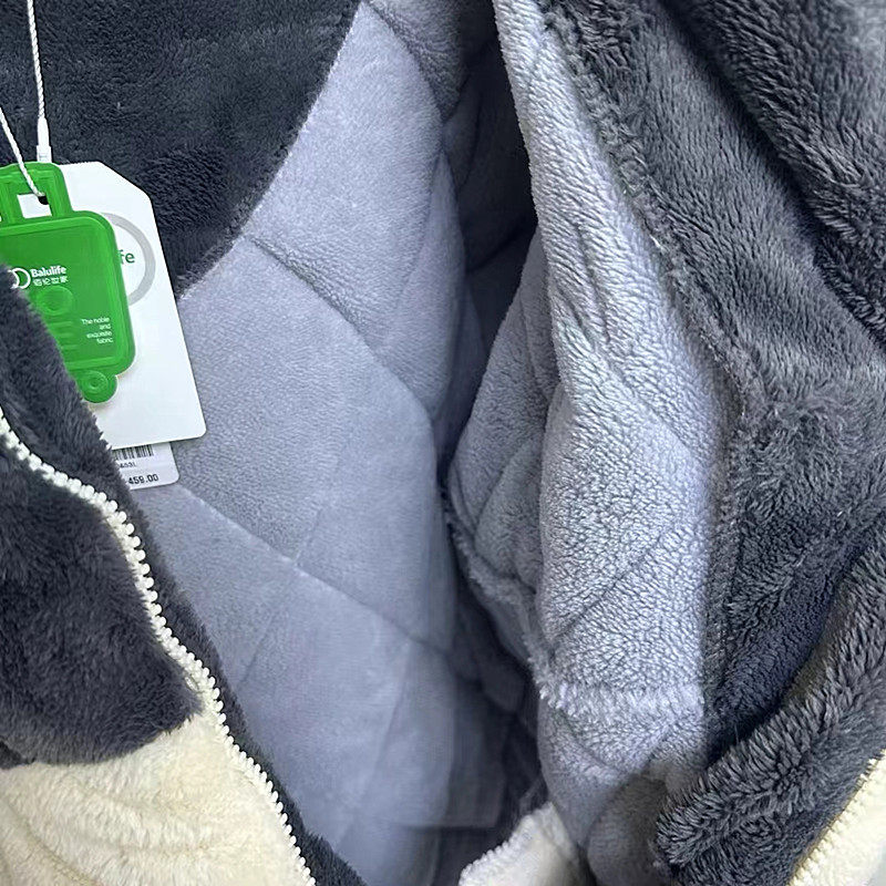 佰伦世家情侣睡衣拉链连帽家居服青年冬季加厚三层保暖珊瑚绒夹棉,淘宝优惠券,粉丝福利购,淘宝优惠卷