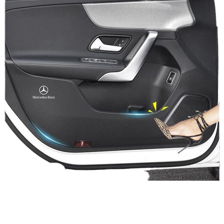 奔驰A级A200L车门防踢垫AMGA35L/W177改装专用门板内侧防护垫 - 图3