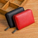 Картхолдер, антимагнитная изысканная маленькая ультратонкая вместительная и большая сумка через плечо, из натуральной кожи