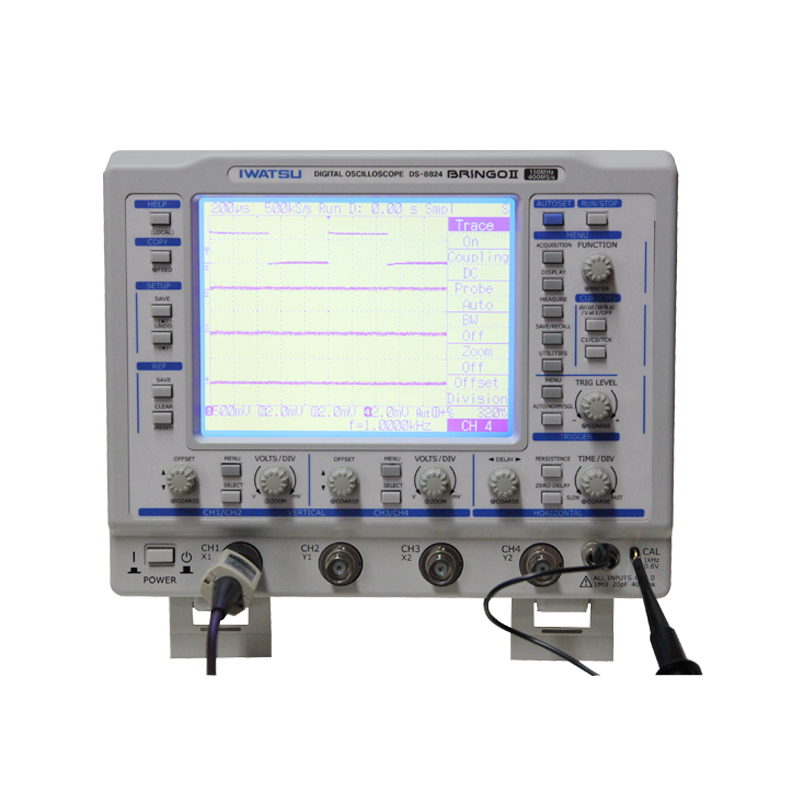 进口IWATSU日本高精度台式DS-8824数字存储器示波器150MHz/4通道-图1