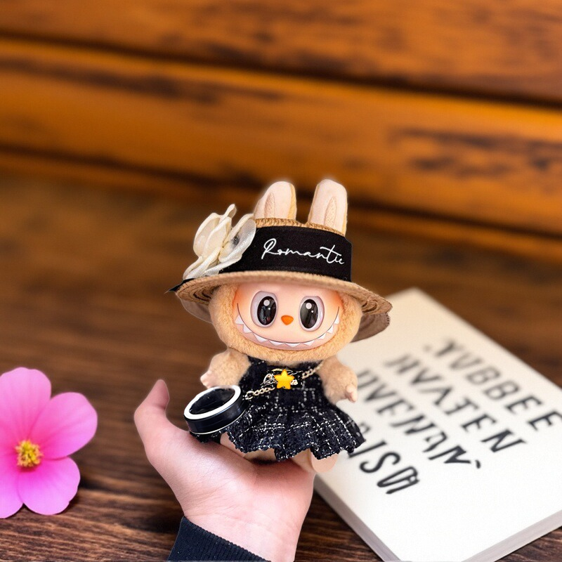 仅售娃衣labubu拉布布前方高能坐坐眼巴巴3代玩偶夏天衣服着替换 - 图2