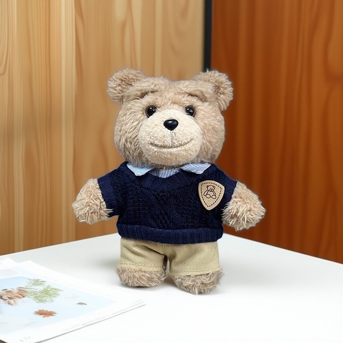 仅衣服毛绒小熊Ted2泰迪熊娃衣玩偶公仔衫潮酷英伦风裤子着替套装,淘宝优惠券,粉丝福利购,淘宝优惠卷