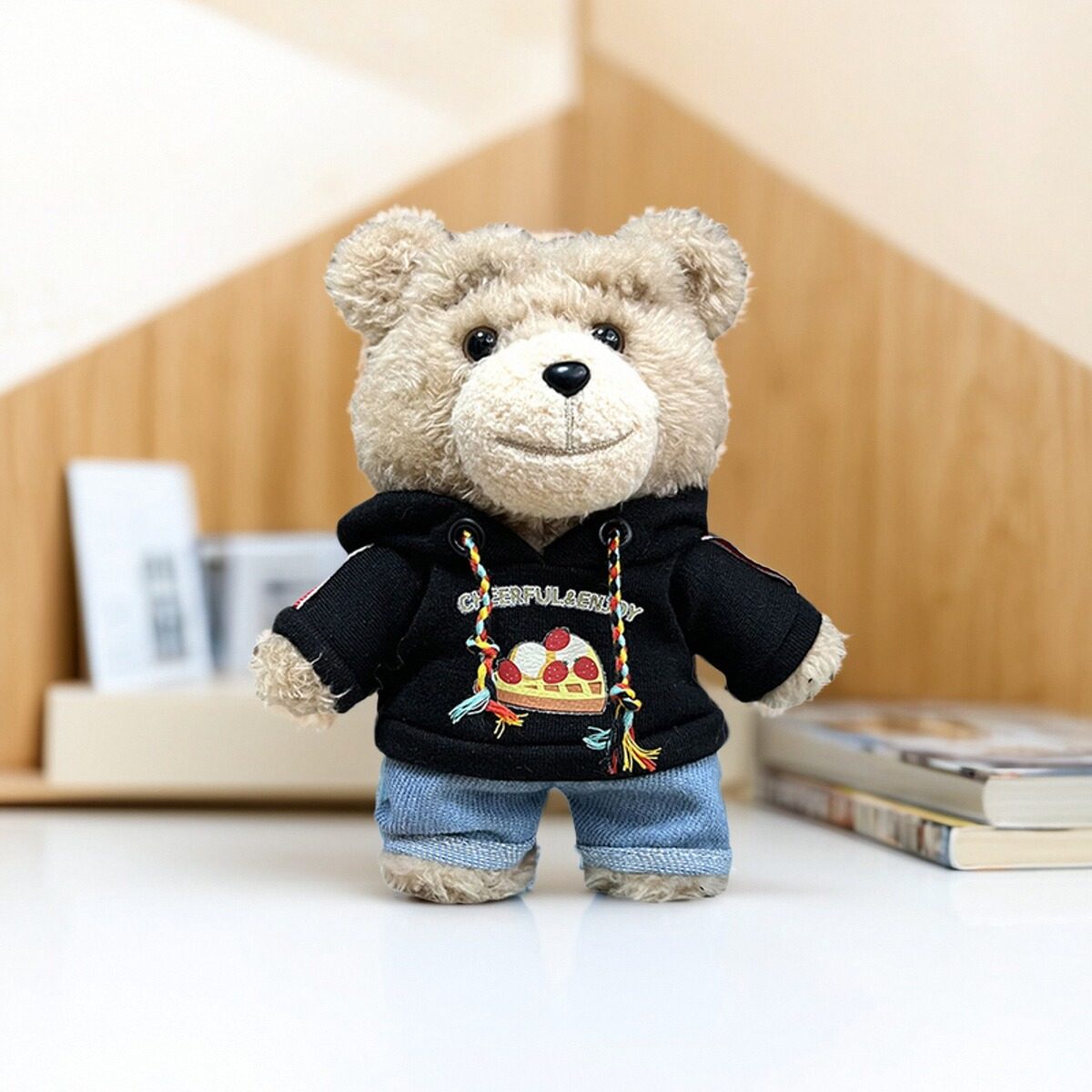 仅衣服毛绒小熊Ted2泰迪熊娃衣玩偶公仔衫潮酷英伦风裤子着替套装,淘宝优惠券,粉丝福利购,淘宝优惠卷