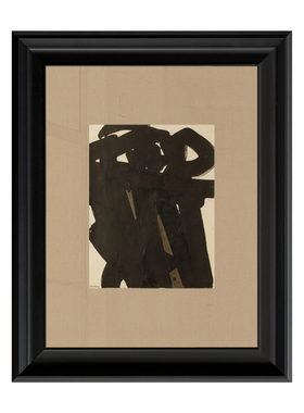 丘山生活中古风组合挂画小众艺术装饰画现代抽象卧室民宿酒店客厅