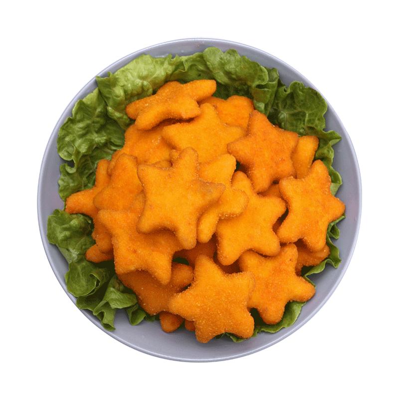 星星鸡块冷冻半成品油炸小吃串鸡排空气炸锅鸡米花商用五角星鸡块,淘宝优惠券,粉丝福利购,淘宝优惠卷