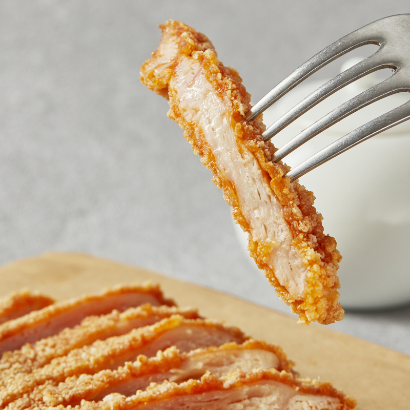 夏星台式冷冻半成品汉堡肉裹粉鸡排 夏星食品生鸡肉