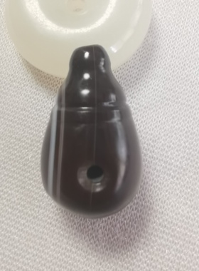 原创天然西藏藏式天珠天眼三通佛头一体文玩DIY配件菩提佛珠配饰