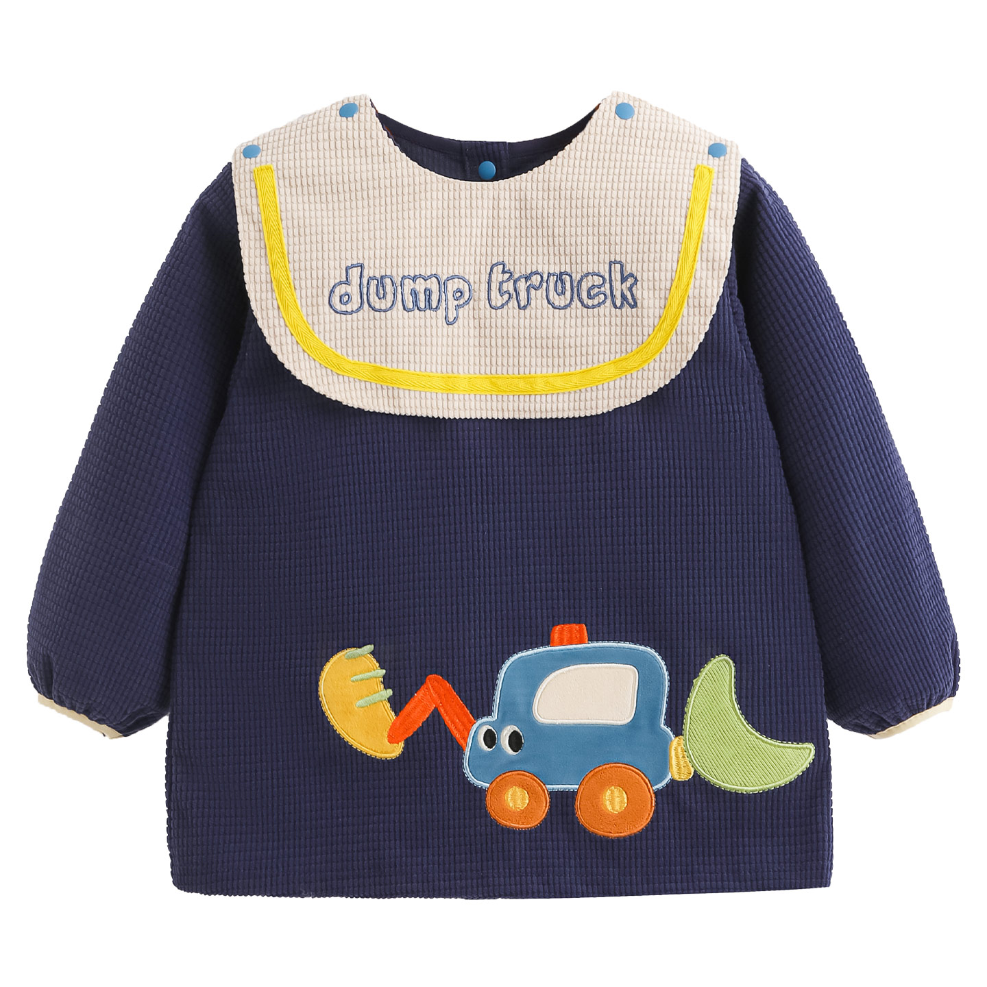 Baby eating cover, children's bib, autumn and winter protective clothing