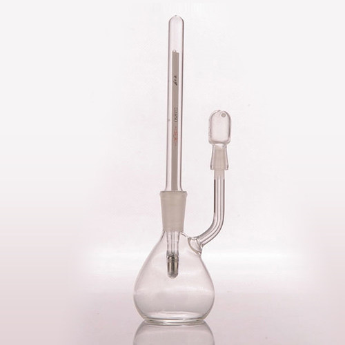 玻璃比重瓶 密度瓶 5 10 25 50 100 250 500ml 附温比重瓶25 50ml 带温度计 李氏比重瓶 固体水泥比重瓶250ml - 图1