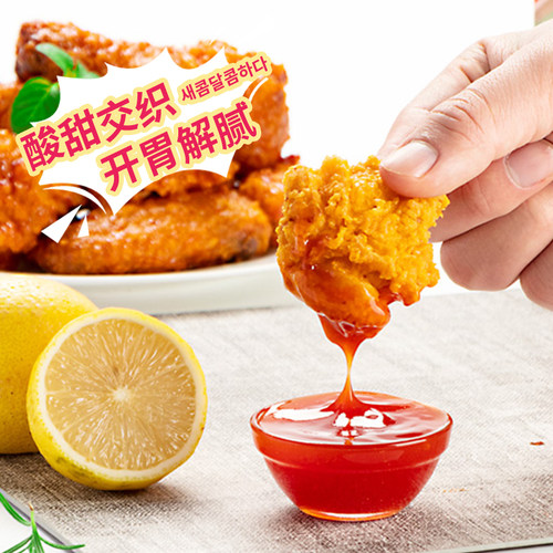 麦基斯韩式酸甜炸鸡酱1kg炸鸡蘸酱果酱炸鸡店专用酱料甜辣椒裹酱 - 图0