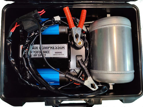 澳洲ARB双缸气泵打气泵双缸储蓄罐气泵便携式越野轮胎充气打气 - 图0