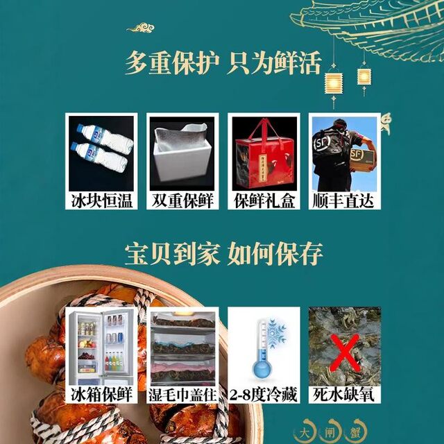 Extra Large Crab 5.0 Two Large Hairy Crabs Fresh Crabs