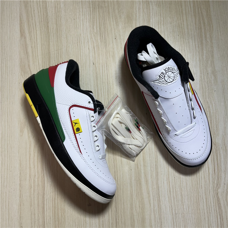 Air Jordan 2 Low AJ2 低帮休闲运动鞋DV9956-103-104 FN7686-100 - 图1