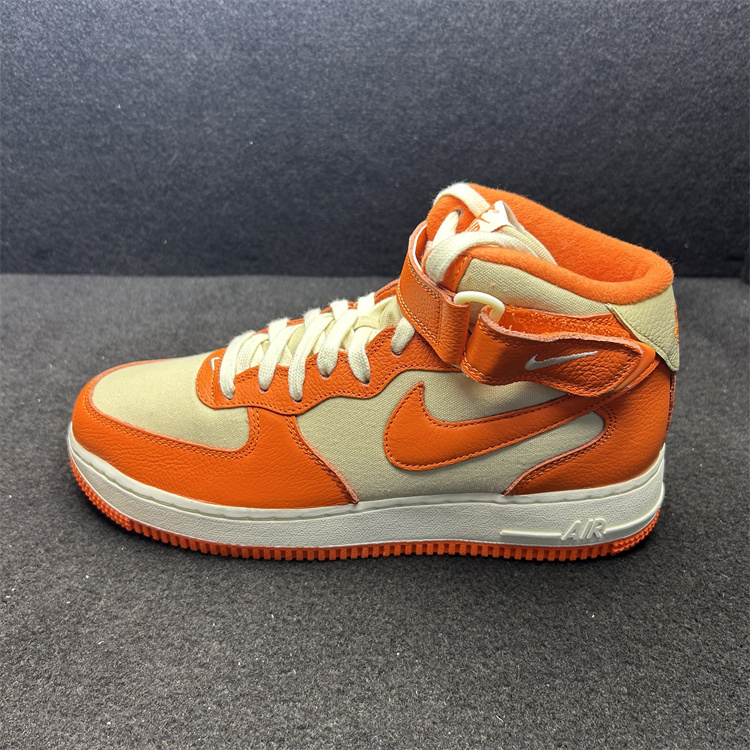 耐克 Nike Air Force 1 Mid AF1橙色男子高帮休闲板鞋 FB2036-700-图0