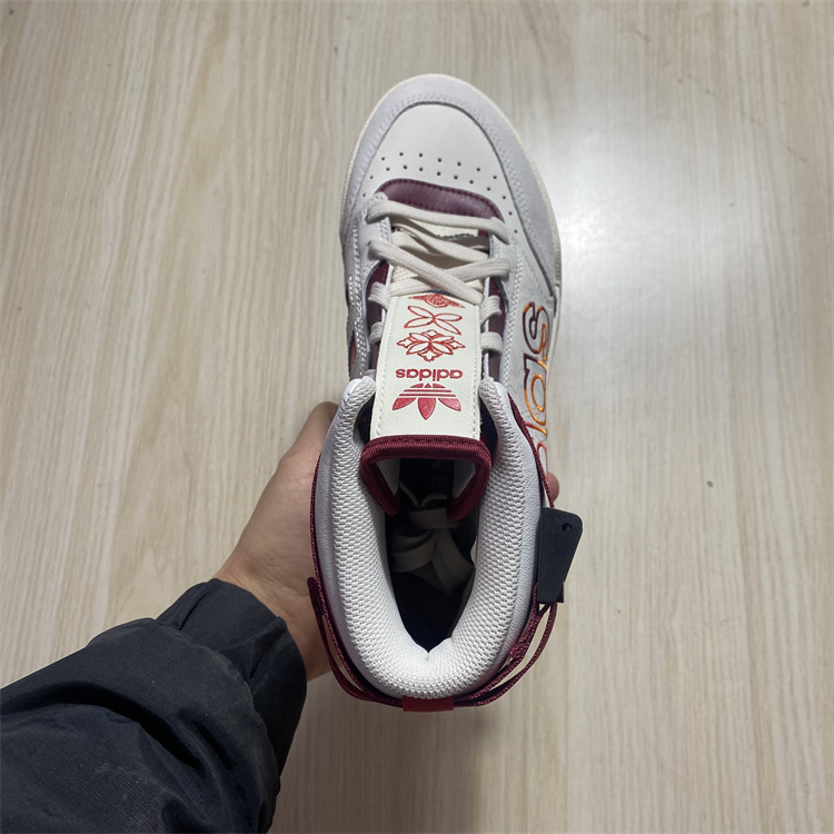 阿迪达斯 ADIDAS CNY 男女虎年中国年中帮休闲板鞋GX8881 GX8880 - 图1