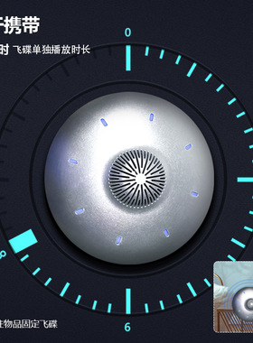 外贸磁悬浮蓝牙音响UFO飞