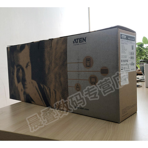 ATEN宏正 CS1308 8进1出VGA机架式KVM切换器多口USB/PS2键鼠含线 1920*1080 送8条KVM专业线缆 1控8切换器 - 图1