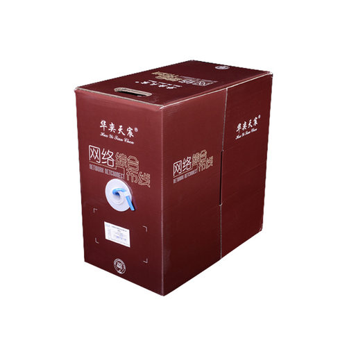 华奕天宸 六类无氧铜千兆八芯四对非屏蔽双绞线 工程专用网线 - 图2