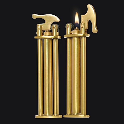 Медная креативная ультратонкая маленькая зажигалка ручной работы