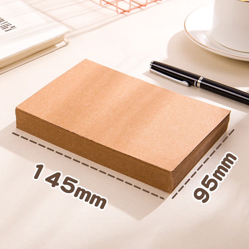 Homemade double-sided blank postcard diy kraft paper