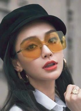 墨镜景甜复古风太阳镜网红同款