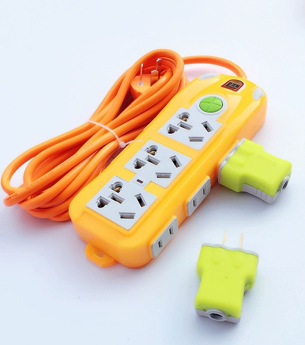 Домохозяйный переключатель ждем анти -крон multi -plug -in power spocket upte -in in Щиты 5 10 метров проводки линии расширения длиной