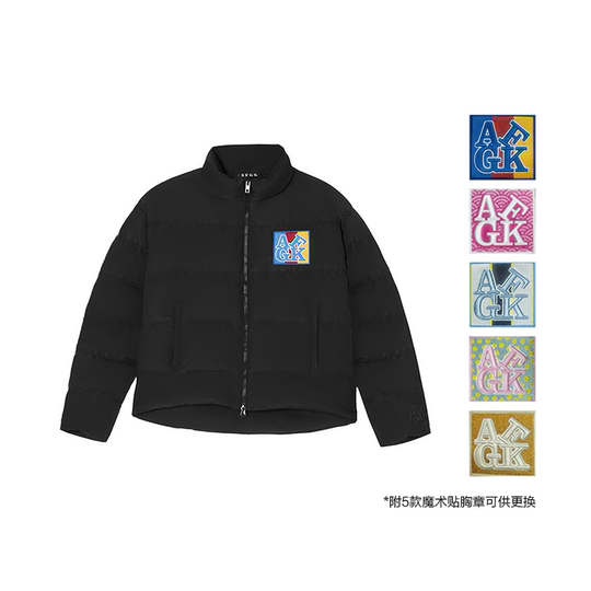 AFGK five-color Velcro winter short down jacket