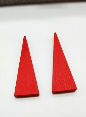 diy多色饰品木质项链散珠