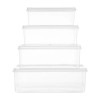 Hualong plastic crisper square storage box pp food