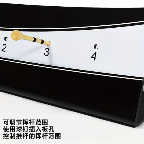 HOW TRUE高尔夫推杆练习器限位轨迹推杆板校准板亚克力板耐用耐磨 - 图1