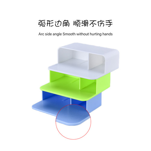长远磁性收纳盒黑板白板绿板磁性笔筒塑料可吸附板擦盒  可移动水溶性无尘粉笔磁性粉笔盒 - 图1