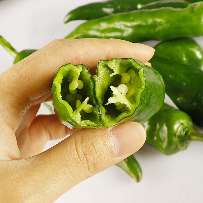 特辣青椒辣妹子螺丝新鲜辣椒小米农家菜朝天椒皮薄尖椒露天种5斤 - 图2