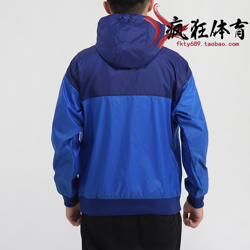 Nike SPORTSWEAR 耐克男子连帽防风梭织运动休闲外套 CU4514-455 - 图2