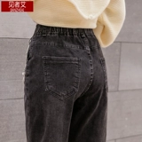 Джинсы для школьников, летние штаны, свободный крой, по фигуре