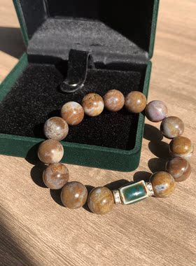 原创设计男女同款海洋碧玉手串