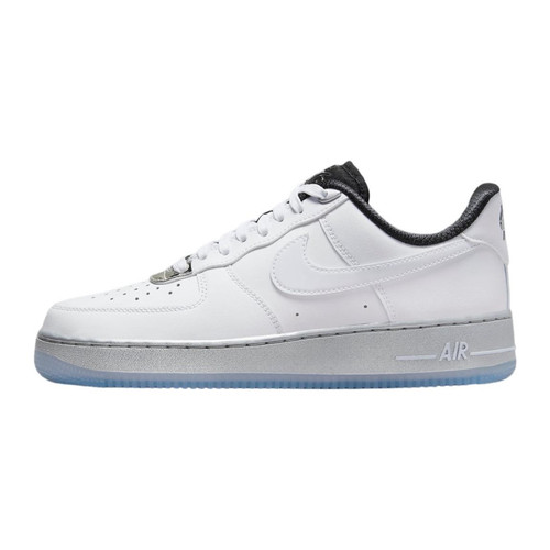 耐克空军一号AF1 White Chrome白色复古水晶底板鞋DX6764-100 - 图0
